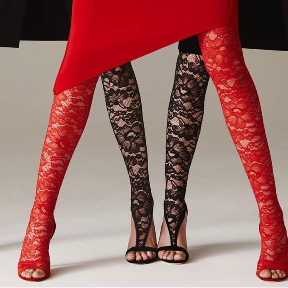 Gianvito Rossi Missy Lace Cuissard Boot